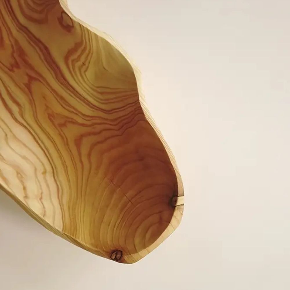 Mira Houten Dienblad Rond - Rustiek Hout, Multifunctioneel Design 2