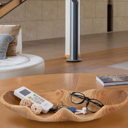 Mira Houten Dienblad Rond - Rustiek Hout, Multifunctioneel Design 3