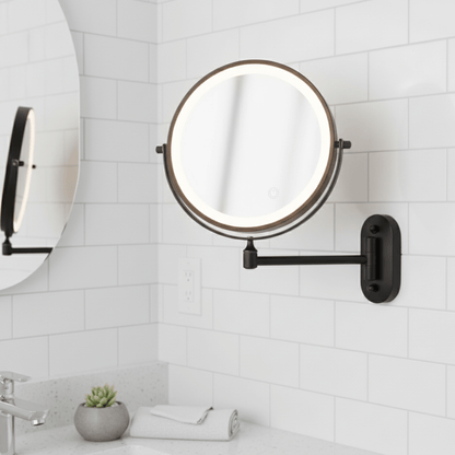 Mira Make-Up Spiegel Met Licht - Vergrootspiegel, Draadloos en Instelbare Verlichting 1