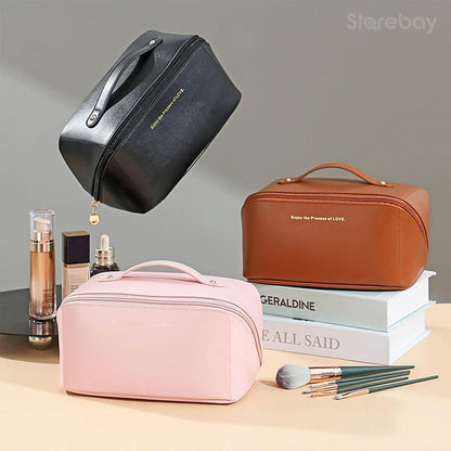 Mira Makeup Tas - PU-Leer, Dubbele Laag, Waterafstotend 2