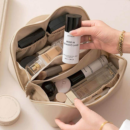 Mira Makeup Tas - PU-Leer, Dubbele Laag, Waterafstotend 3