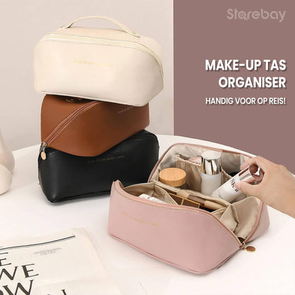 Mira Makeup Tas - PU-Leer, Dubbele Laag, Waterafstotend 4