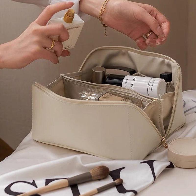 Mira Makeup Tas - PU-Leer, Dubbele Laag, Waterafstotend 6