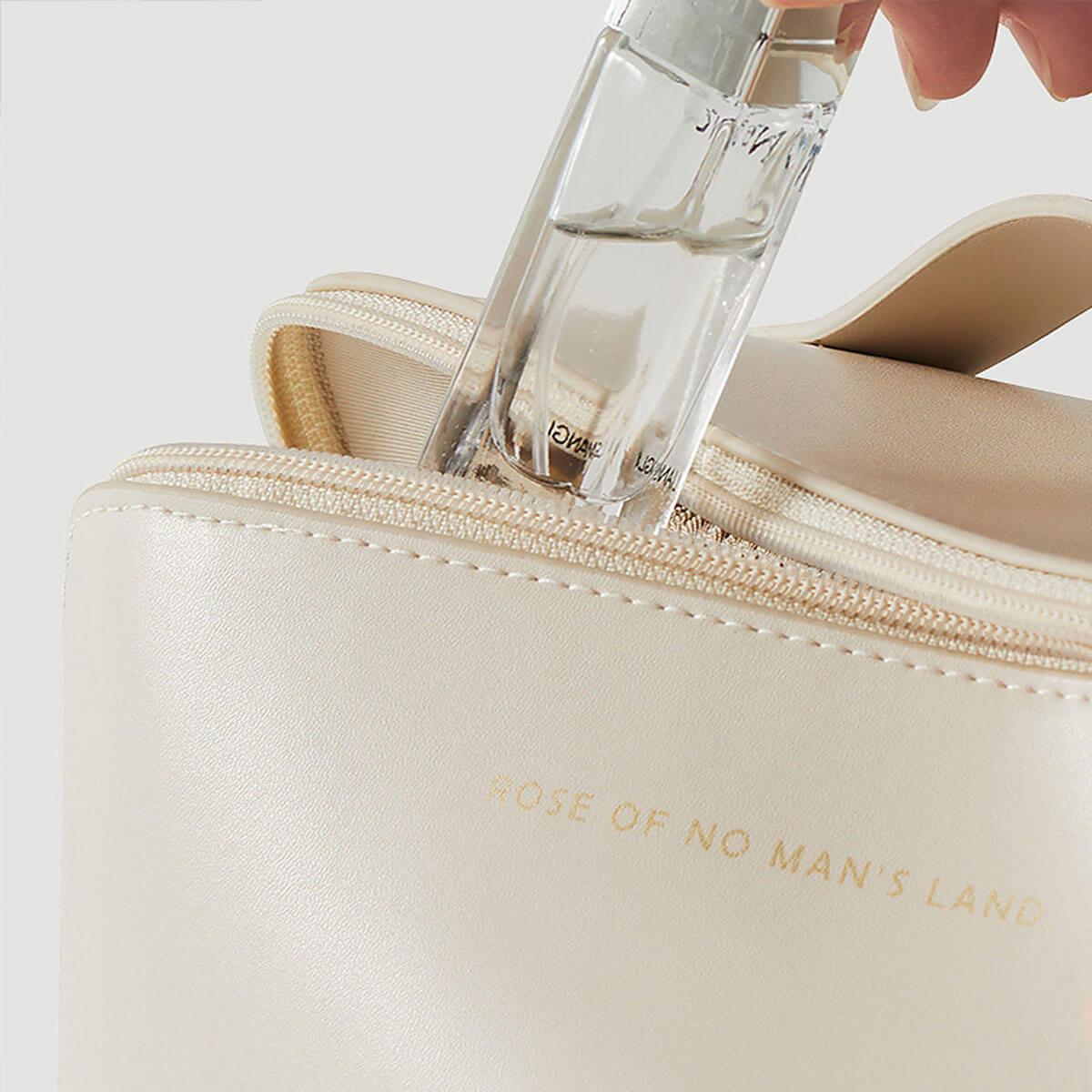 Mira Makeup Tas - PU-Leer, Dubbele Laag, Waterafstotend 7