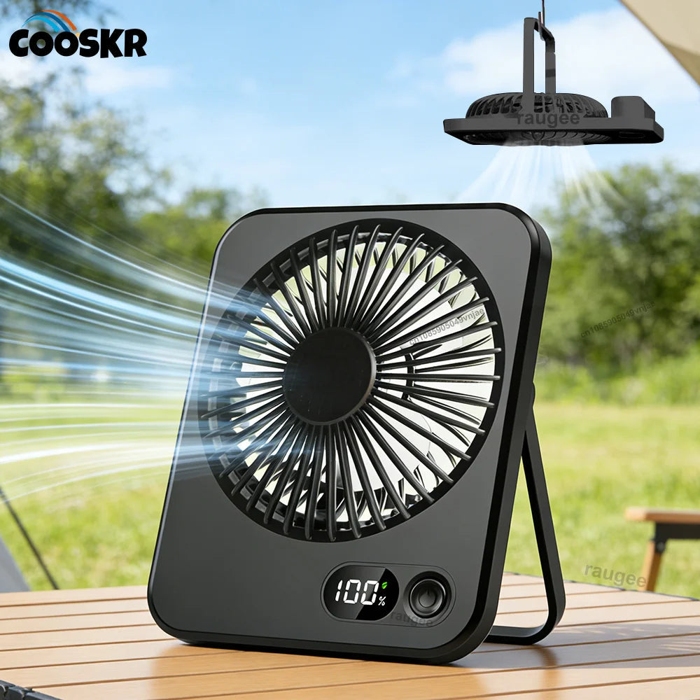Mira Mini Ventilator - Draadloos, Opvouwbaar, 5 Snelheden 1