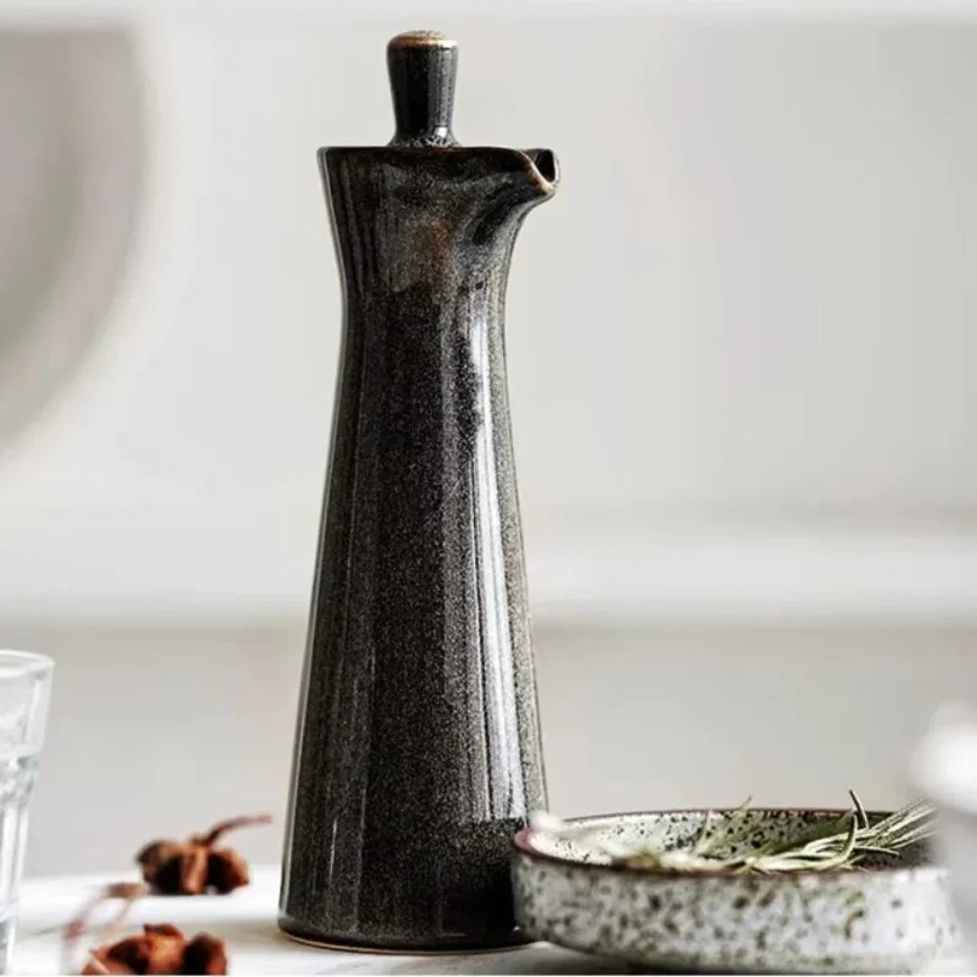 Mira Oliedispenser - Glanzend Keramiek, Modern Design 4