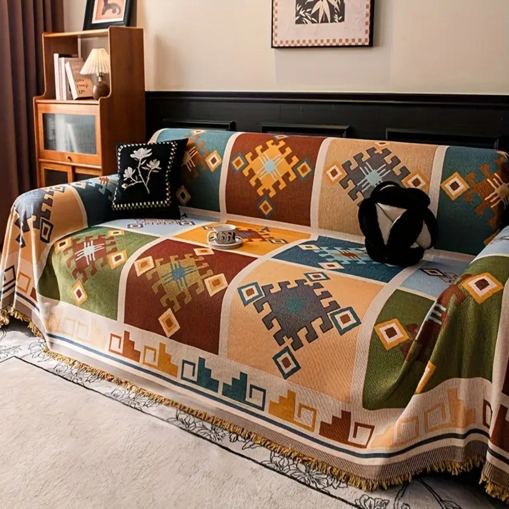 Mira Sofa Cover - Zachte Microvezelmix, Antislip Design 0