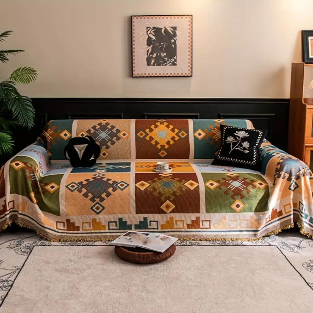 Mira Sofa Cover - Zachte Microvezelmix, Antislip Design 1