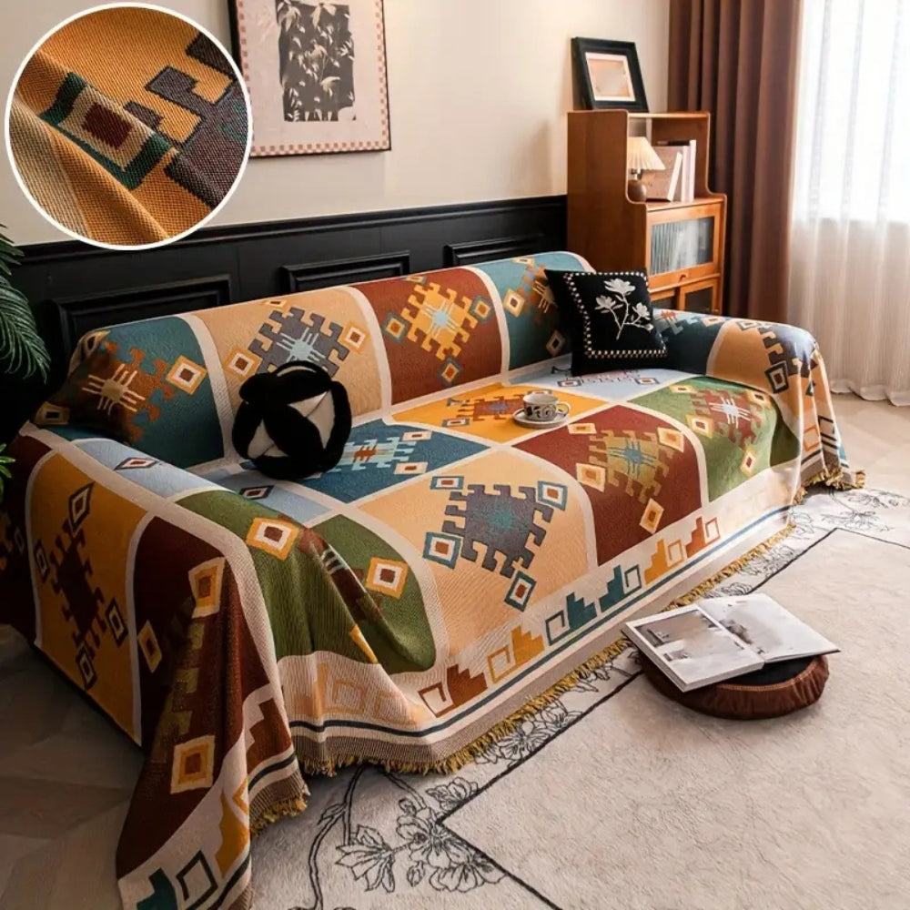 Mira Sofa Cover - Zachte Microvezelmix, Antislip Design 2