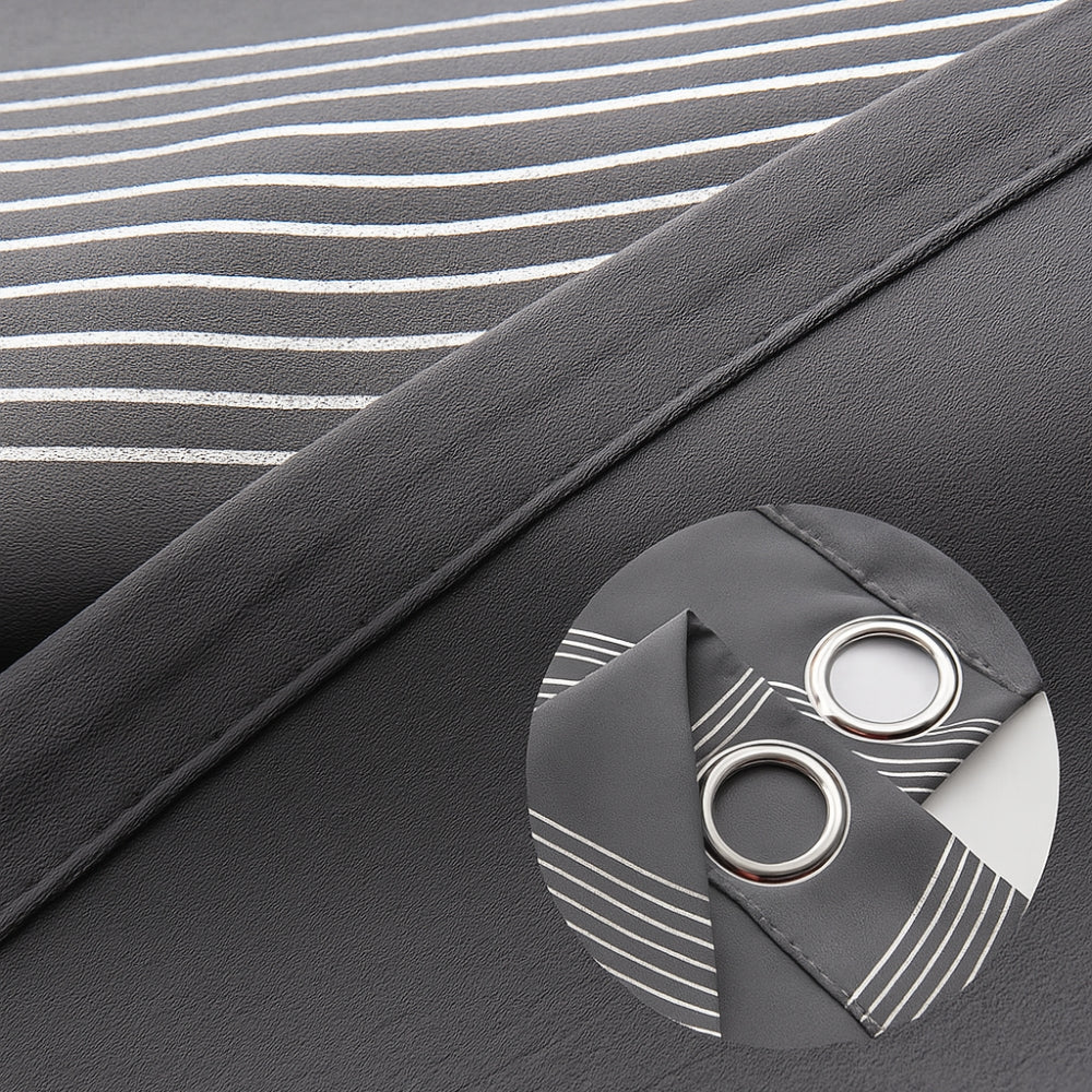 Mira Verduisterend Gordijn - Microvezel, Modern Golfpatroon 8