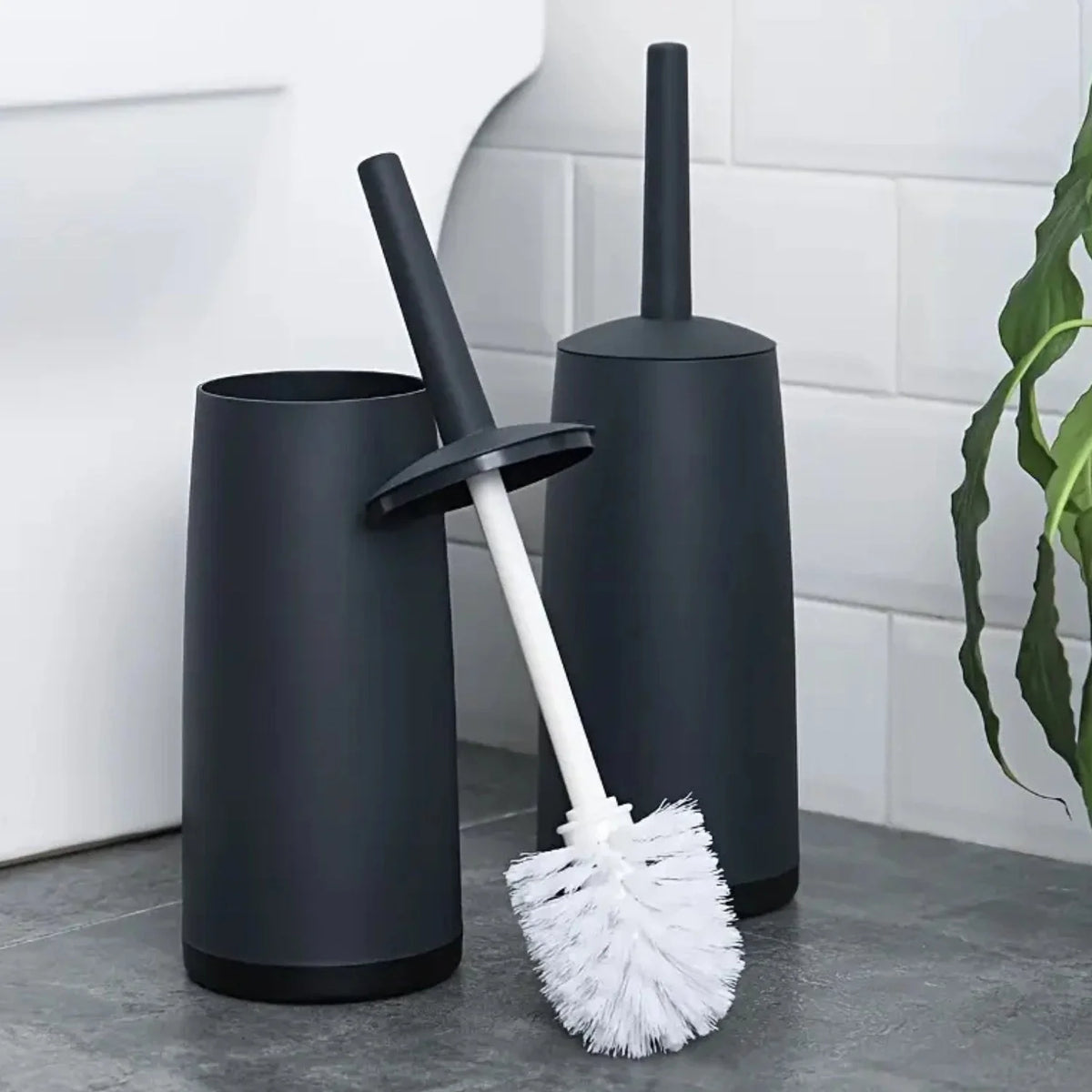 Mira WC Borstel - Duurzaam PP en TPE, Modern Design met Houder 0