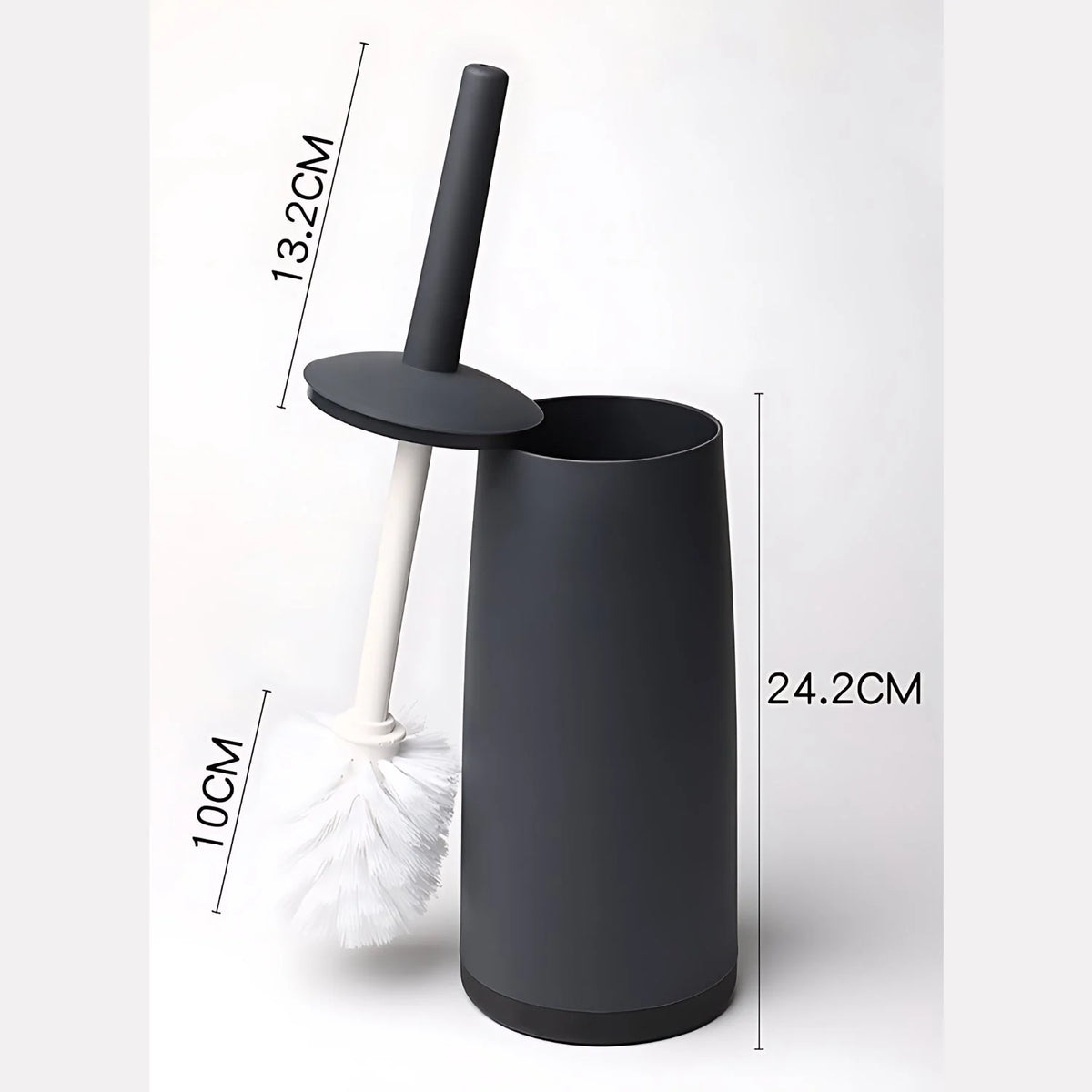 Mira WC Borstel - Duurzaam PP en TPE, Modern Design met Houder 8