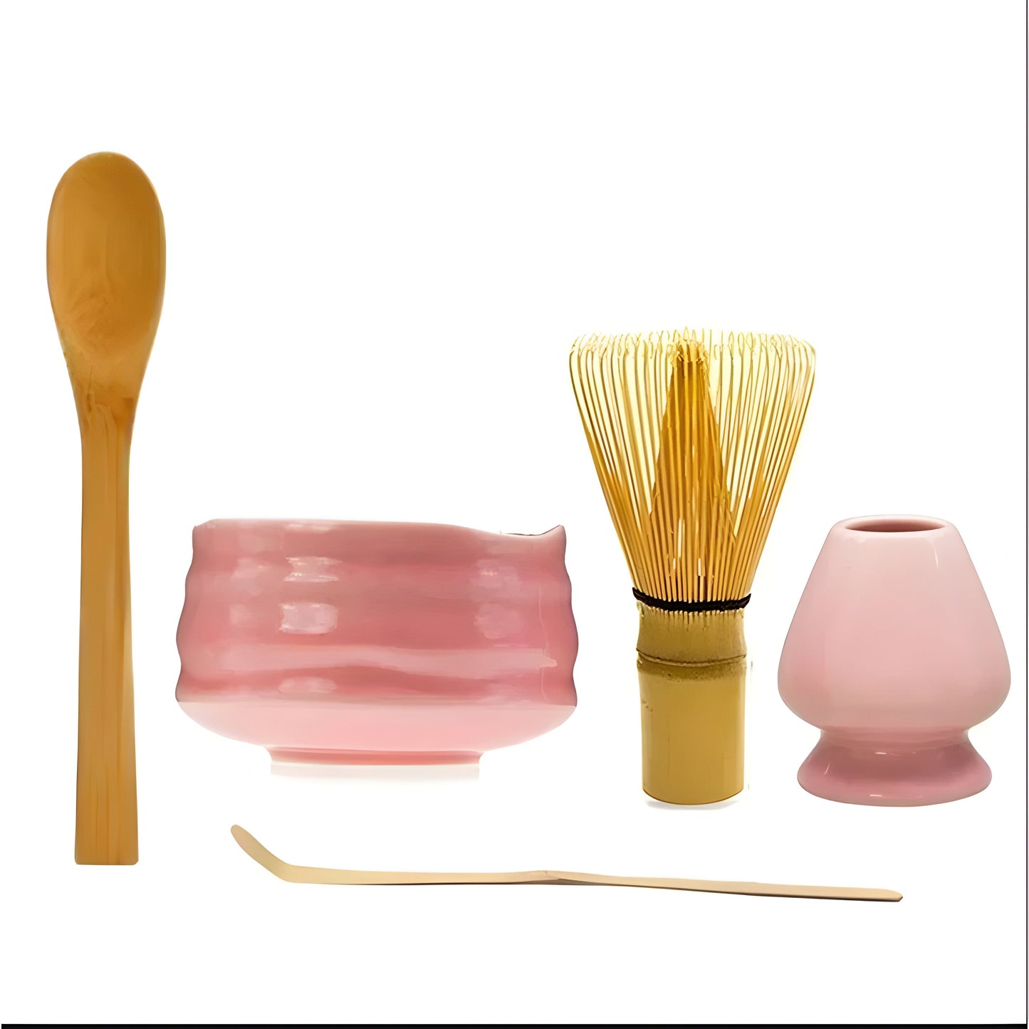 Miyako Matcha Set - Keramiek, Handgemaakt met Bamboe Garde 6