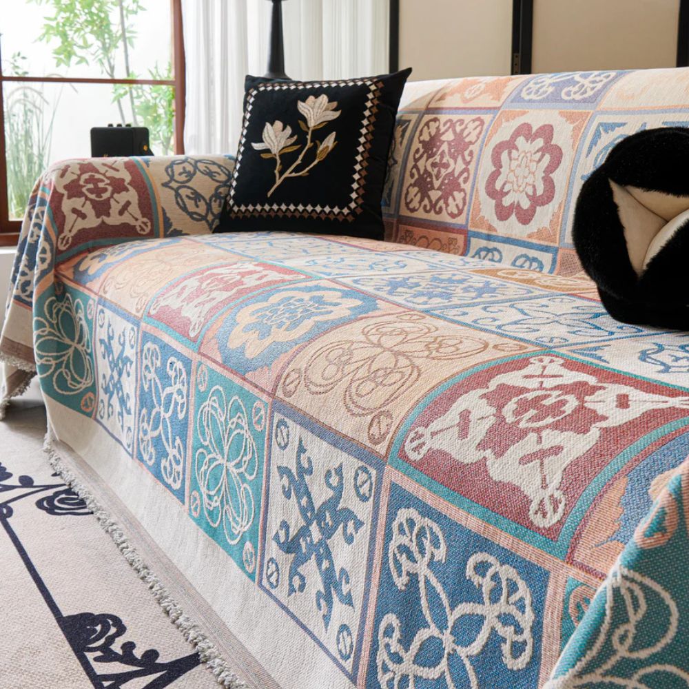 Mosaic Bankhoes - Premium Chenille, Tijdloos Comfort 2
