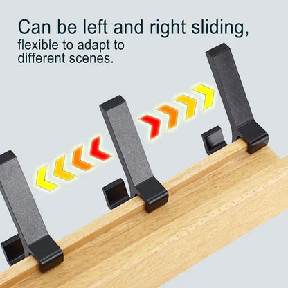 NordHookLine™ – Scandinavische Wandkapstok met Dubbele Haken – Ruimtebesparende Hal Organizer