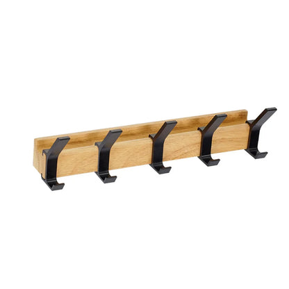 WallHook™ – Scandinavische Wandkapstok – Houten Wandgarderobe met Haken