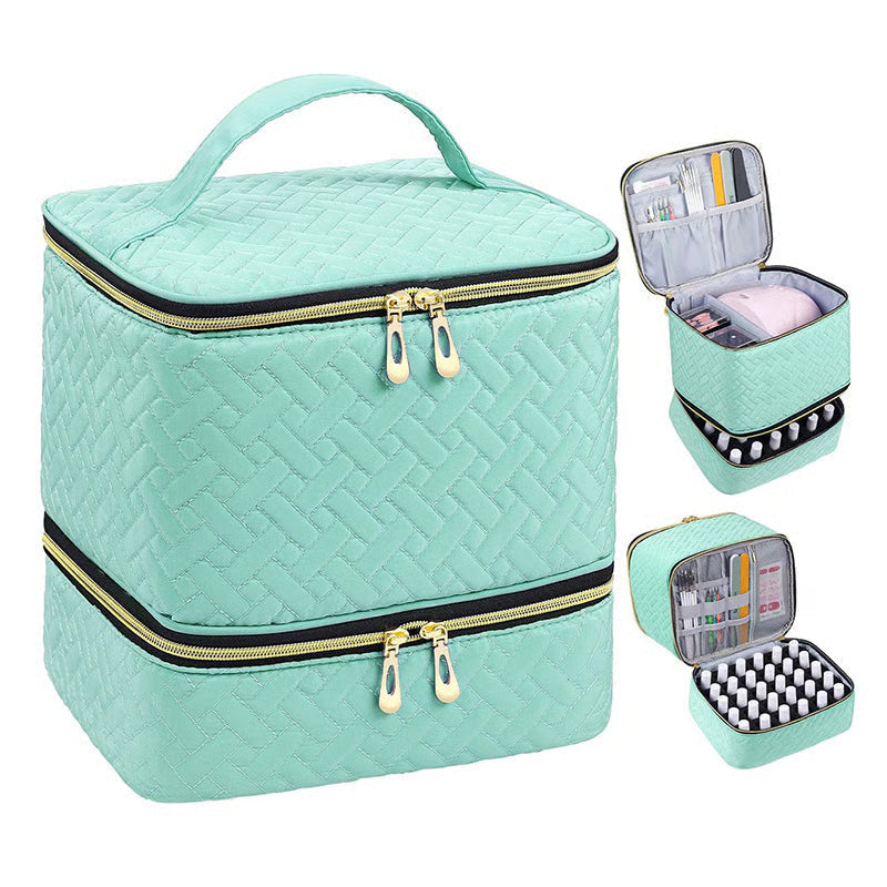 NailGuardPro Organizer - Dubbellaagse Bescherming voor Nagelgereedschap 12