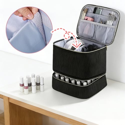 NailGuardPro Organizer - Dubbellaagse Bescherming voor Nagelgereedschap 2