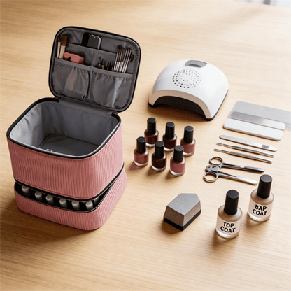 NailGuardPro Organizer - Dubbellaagse Bescherming voor Nagelgereedschap 5