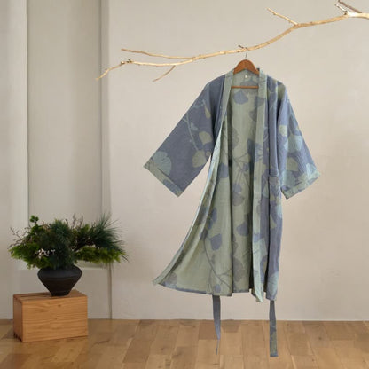 Natura Kimono Badjas Dames - Biologisch Katoen, Ademend Ontwerp 2