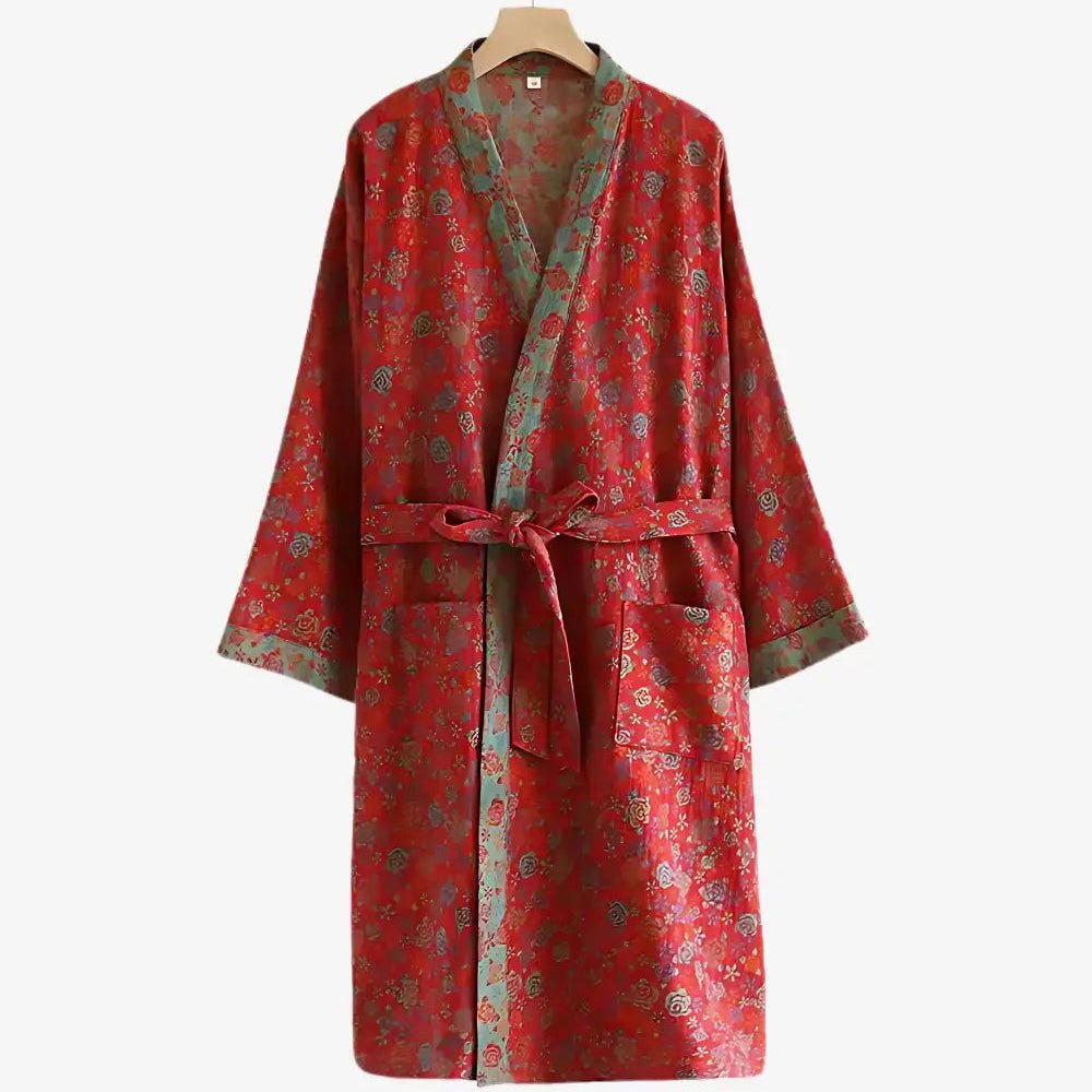 Natura Kimono Badjas Dames - Biologisch Katoen, Ademend Ontwerp 6