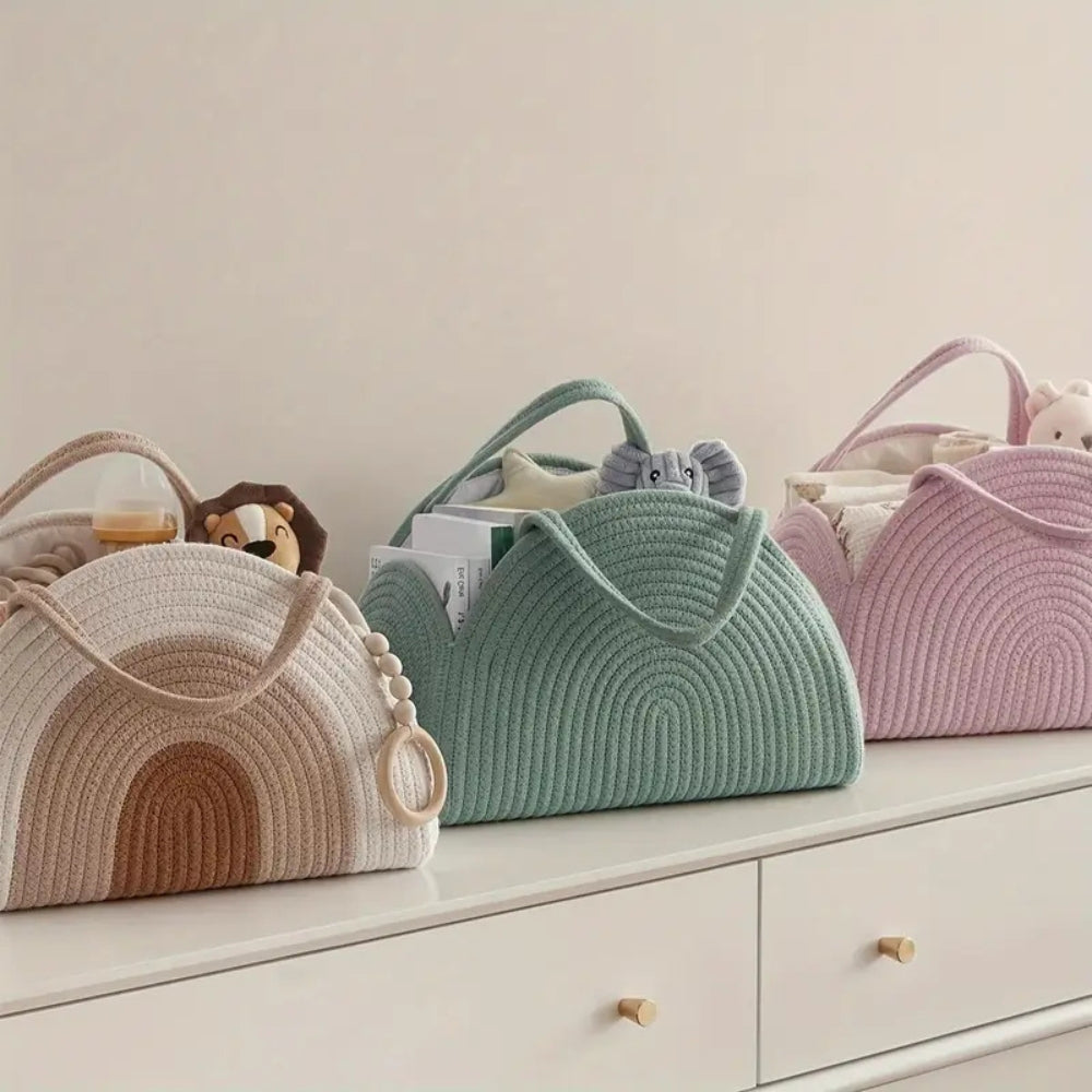 Nerio Baby Organizer - Duurzaam Polyester, Neutrale Tint 6