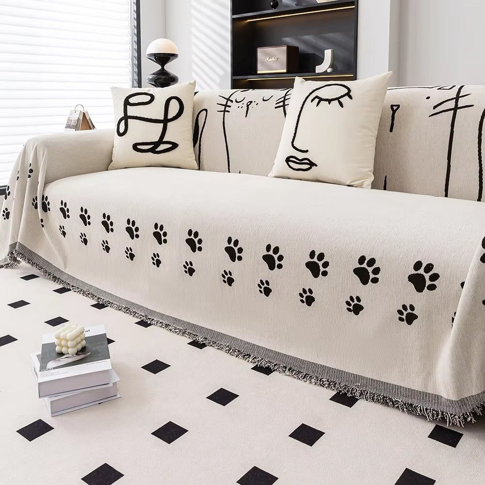 Nora Bankhoes - Chenille, Kattenpootdesign, Scandinavische Stijl 1