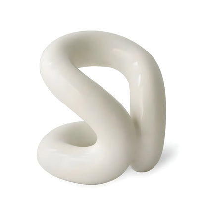 Nora Ceramic Holder - Modern Design with Rope Knot 0