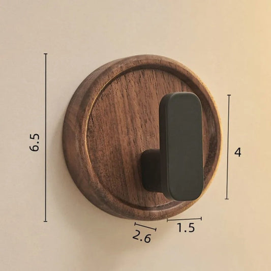 Nora Muurhaak - Massief Walnoothout, Scandinavisch Minimalistisch Design 0