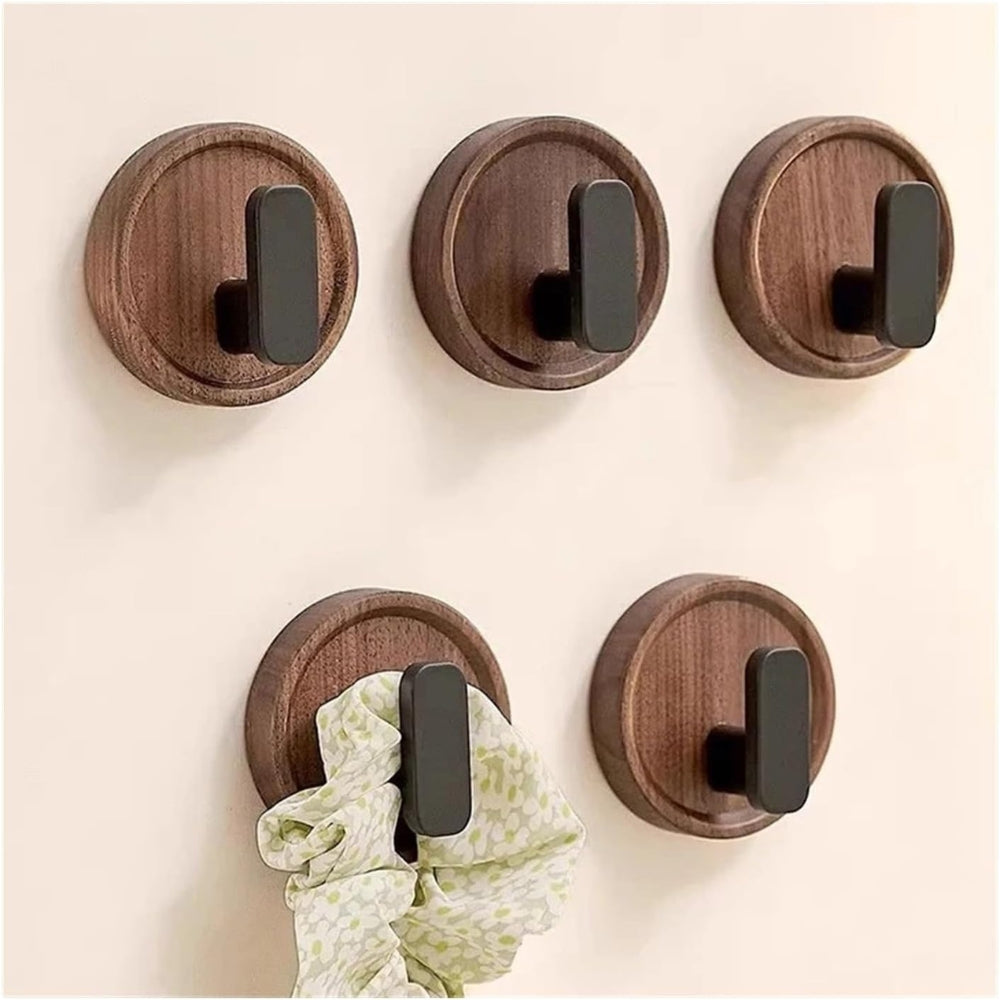 Nora Muurhaak - Massief Walnoothout, Scandinavisch Minimalistisch Design 1