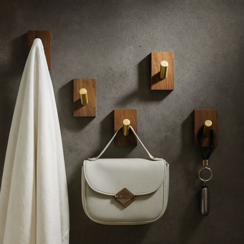 Nora Wall Organizer - Natuurlijk Hout, Landelijk Design 1