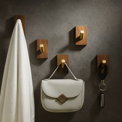 Nora Wall Organizer - Natuurlijk Hout, Landelijk Design 1