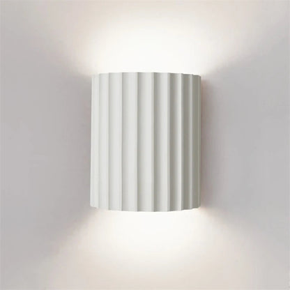 Nora Wandlamp Zwart - Hars, Scandinavisch Design, Sfeervolle Muurlamp 0