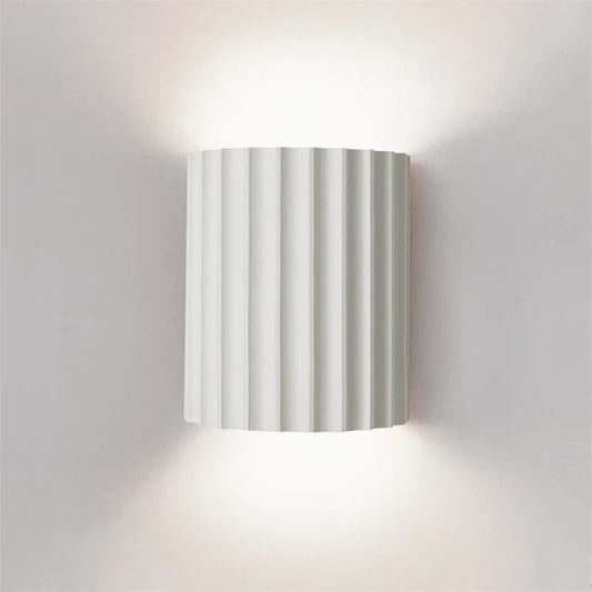 Nora Wandlamp Zwart - Hars, Scandinavisch Design, Sfeervolle Muurlamp 0