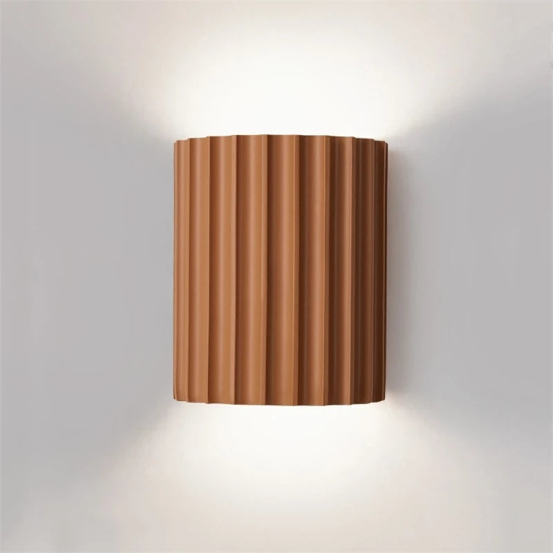 Nora Wandlamp Zwart - Hars, Scandinavisch Design, Sfeervolle Muurlamp 8
