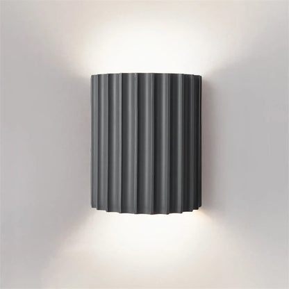 Nora Wandlamp Zwart - Hars, Scandinavisch Design, Sfeervolle Muurlamp 9
