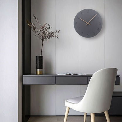 Nordilo Wandklok - Natuurlijk Hout, Minimalistisch Design 1