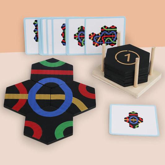 PuzzleBuild™ – Educatief familiespel – Vorm- en Nummer Sorteerspel