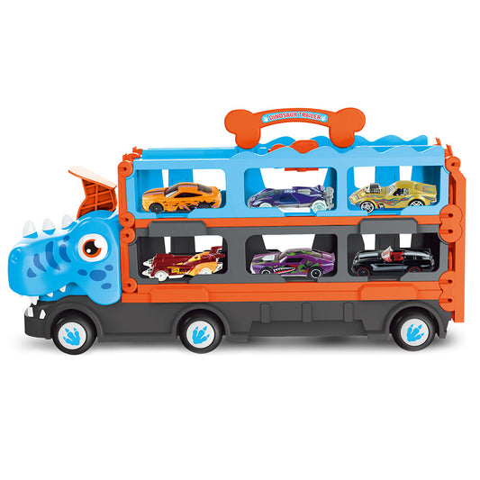 TurboTrek Dino™ – Speelgoedtruck met racebaan - Speelgoed dino