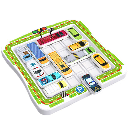 BrainDrive™ – Denk & Schuif Auto Puzzel - Auto Spel
