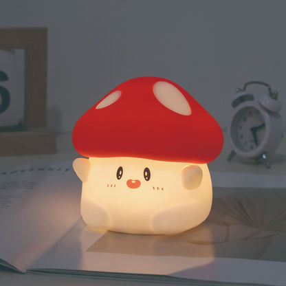 ToverHoed™ – Squishy Paddenstoel Nachtlamp – Zachte LED Sfeerverlichting