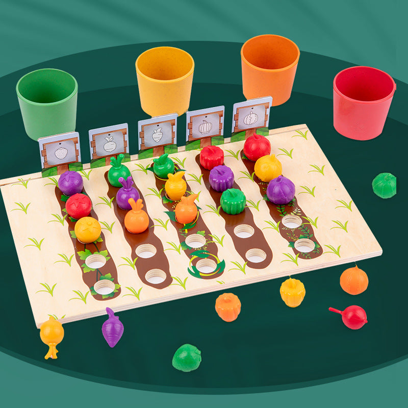 FarmCount™ – Tel- en kleurspel – Montessori speelgoed