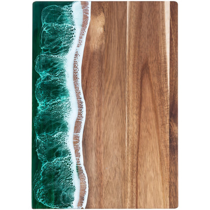 Oceana Snijplank - Houten Acaciahout met Harsinleg, Multifunctioneel 0
