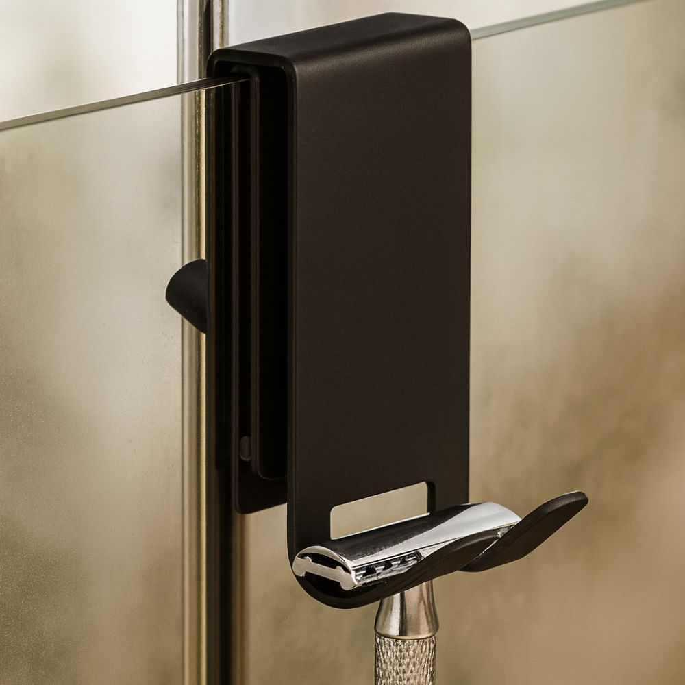 GlassHookSteel™ – RVS Douchedeur Haken – Frameless Glas Handdoekhaken Set