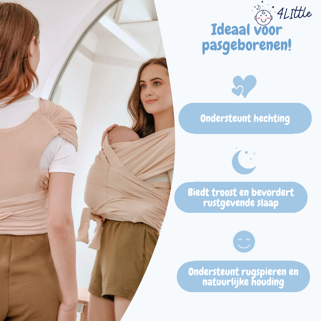 BabyCarrier™  Rugondersteunende Baby Draagdoek