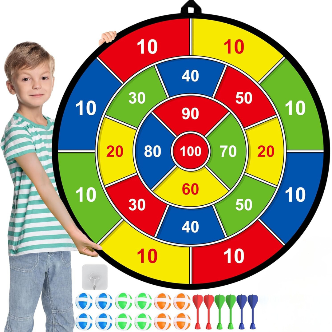 TargetChamp™ – Groot Kinder Dartbord – Educatief Actief Speelplezier