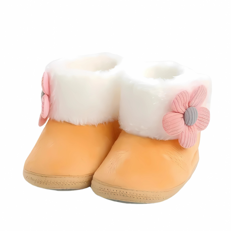 CozyBlush™ – Warme Pluche Babyslofjes – Zachte Bescherming voor Kleine Voetjes