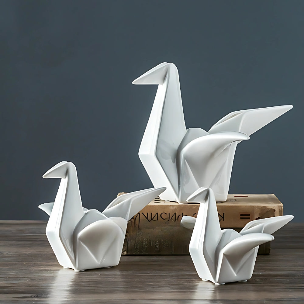 Oriana Vogelstandbeeld - Hoogwaardig Keramiek, Minimalistisch Design 1