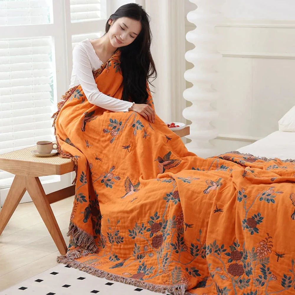 Orion Multi-Layer Deken - 100% Katoen, Jacquard Design 3