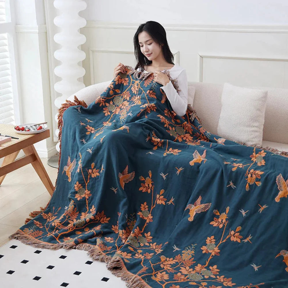 Orion Multi-Layer Deken - 100% Katoen, Jacquard Design 6